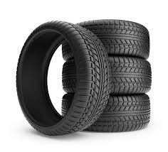 stack of car tires