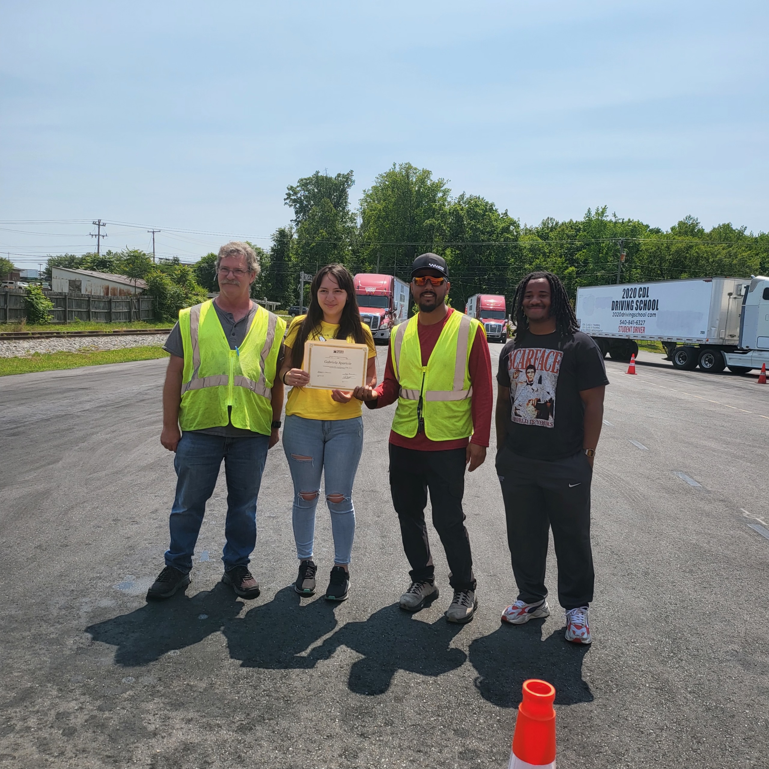 certified student from 2020 driving school