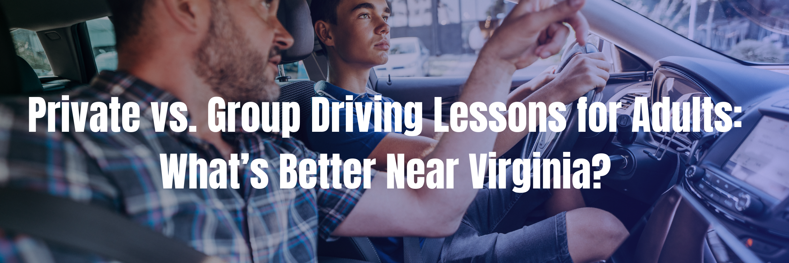 private driving lessons for adults near Virginia