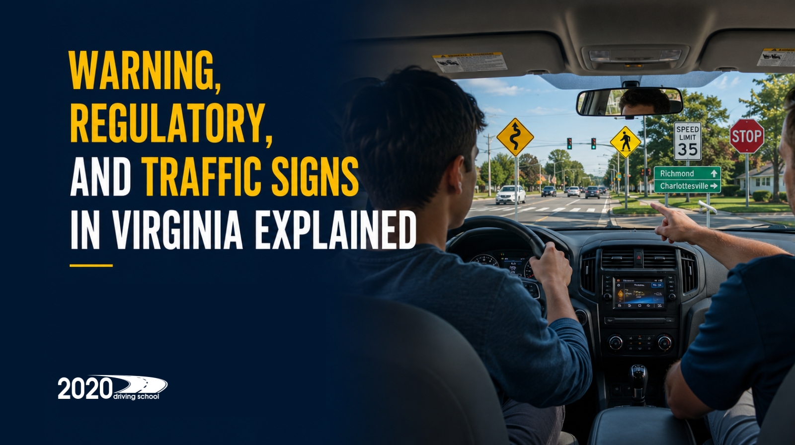 Warning, Regulatory, and Traffic Signs in Virginia Explained