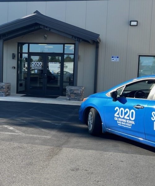 Teen student driver with instructor, learning to drive safely in Fredericksburg, Virginia – 2020 Driving School