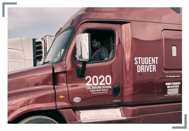 2020 class a driver student truck