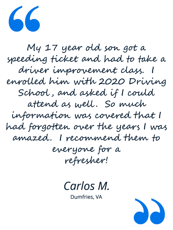 Driver-improvement-clinic-testimonial